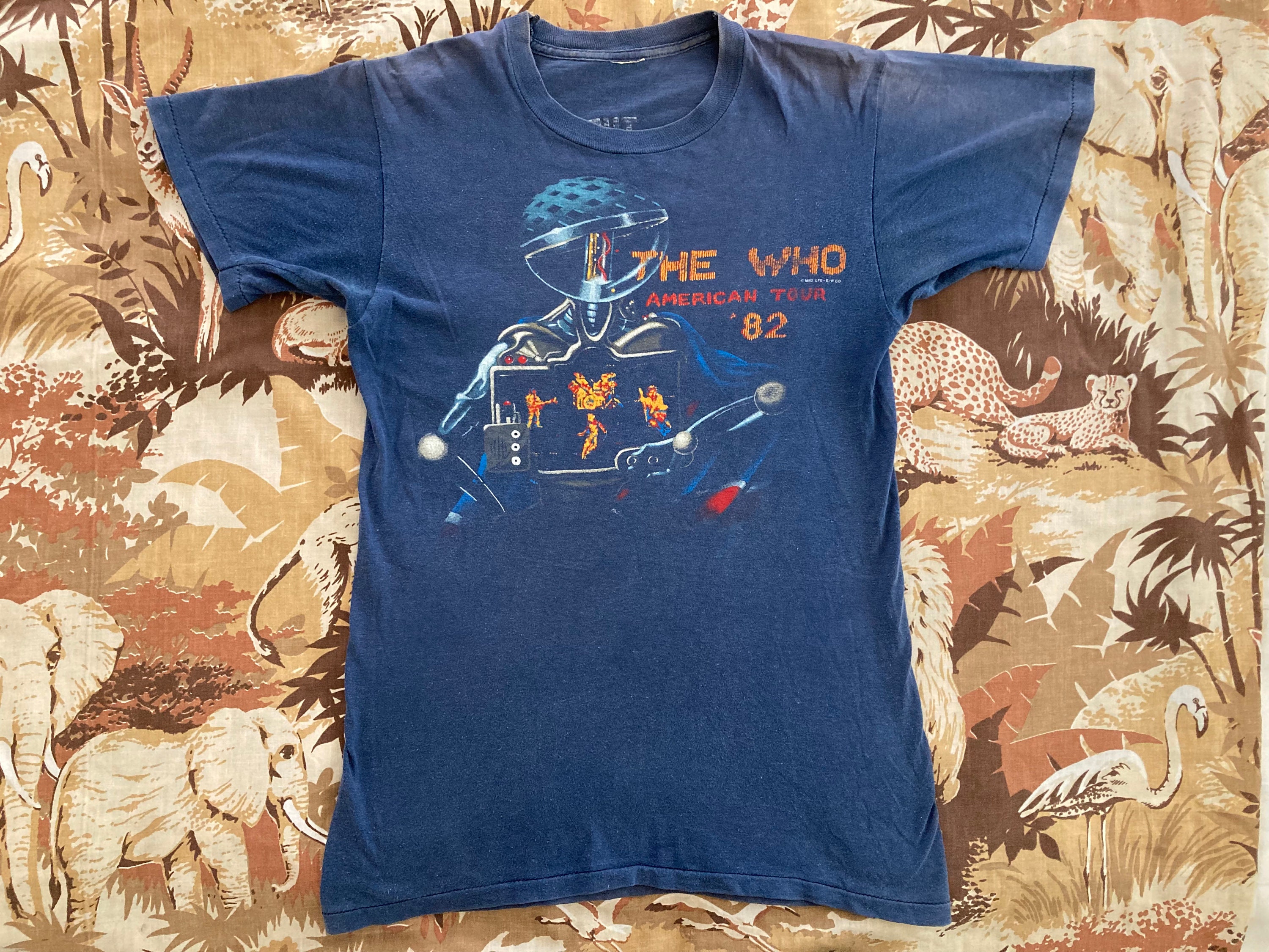 オリジナル THE WHO 1982 ツアー ヴィンテージ T シャツ - Etsy 日本 オリジナル THE WHO 1982 ツアー ヴィンテージ T シャツ - Etsy 日本