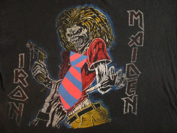 IRON MAIDEN 80s custom Paki T SHIRT