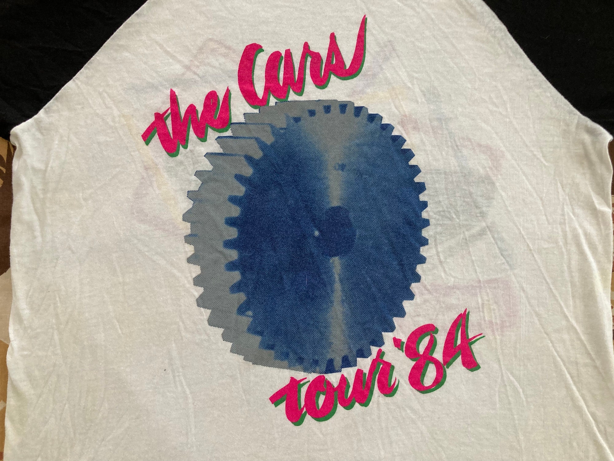 THE CARS 1984 Tour vintage T SHIRT