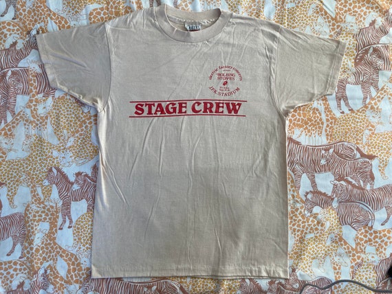 Original ROLLING STONES 1981 Stage Crew vintage T… - image 3