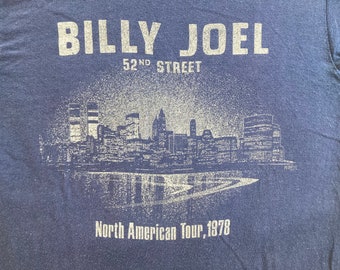 BILLY JOEL 1978 Tour T SHIRT Original vintage