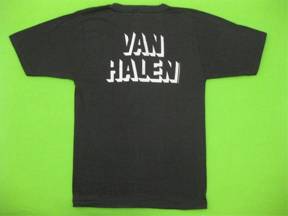 Original VAN HALEN vintage 1980 tour TSHIRT mint small - Gem