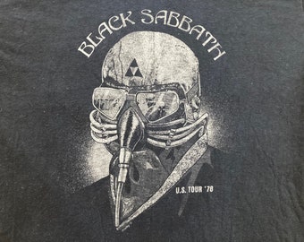 Original BLACK SABBATH 1978 Tour vintage T SHIRT Ozzy