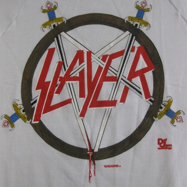 Original SLAYER vintage 1986 promo sweatshirt tshirt