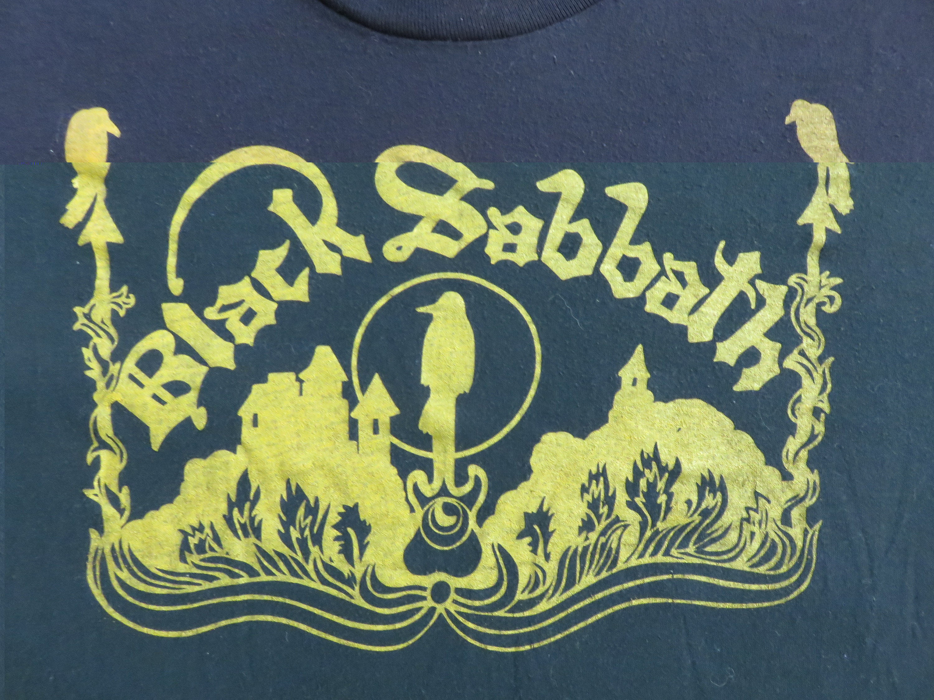 Original Black Sabbath Van Halen 1978 Tour T Shirt Vintage Tee