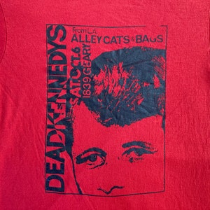 Original DEAD KENNEDYS  vintage screen stars 80s T SHIRT