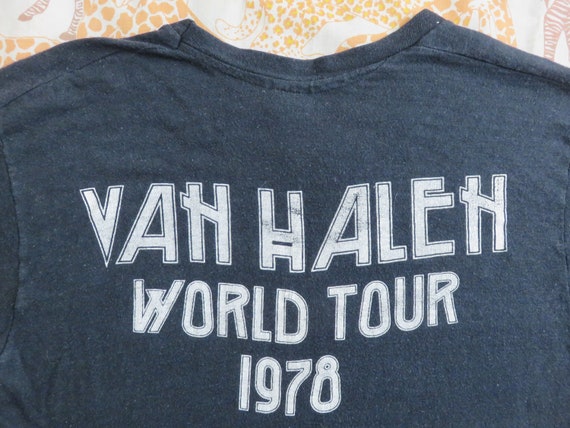 VAN HALEN ビンテージオリジナルティーシャツ Retro 1978 Tour Shirt: Van Halen Store