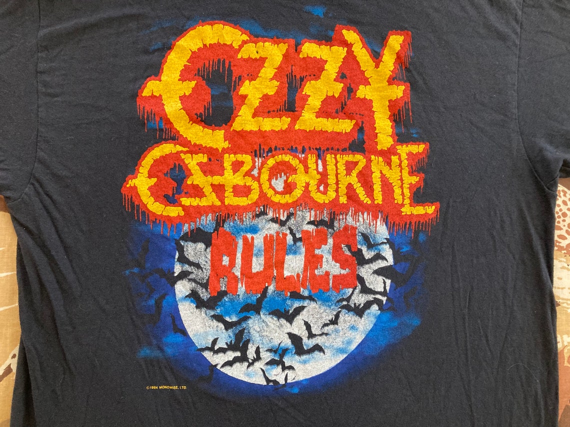 ozzy osbourne 1982 tour shirt