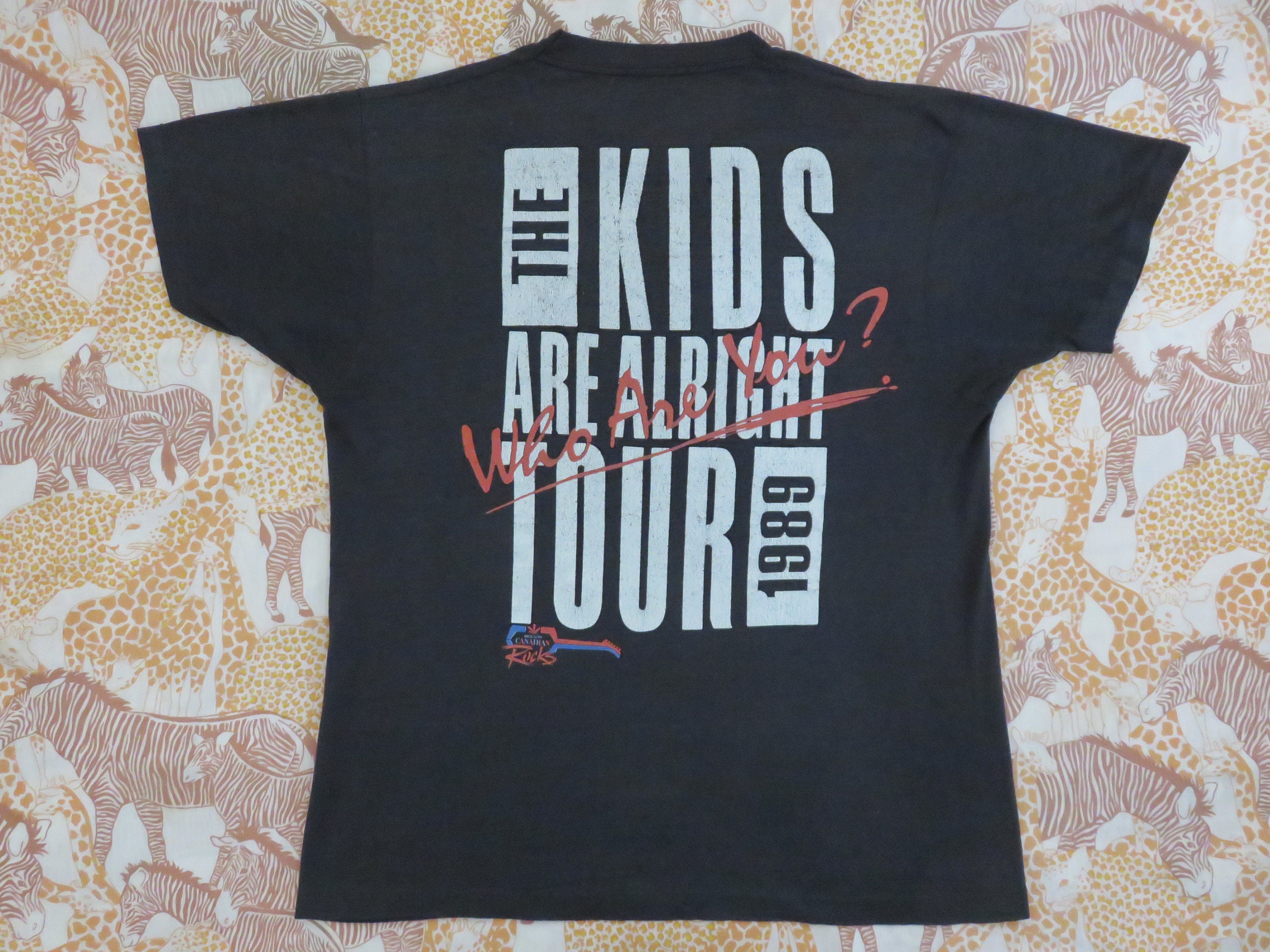 Original Vintage THE WHO 1989 Tour T SHIRT Paper Thin Burnout - Etsy