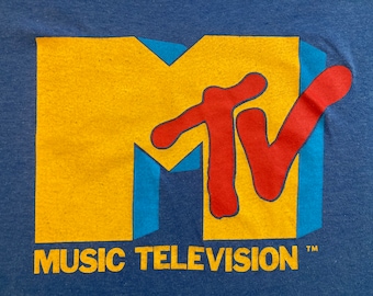 MTV 80's PROMO screen stars T SHIRT Original vintage