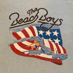 BEACH BOYS 1981 Tour T SHIRT Original vintage