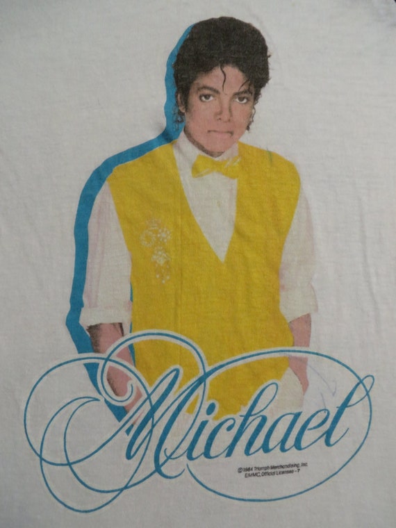 MICHAEL JACKSON vintage 1984 tour TSHIRT - image 2