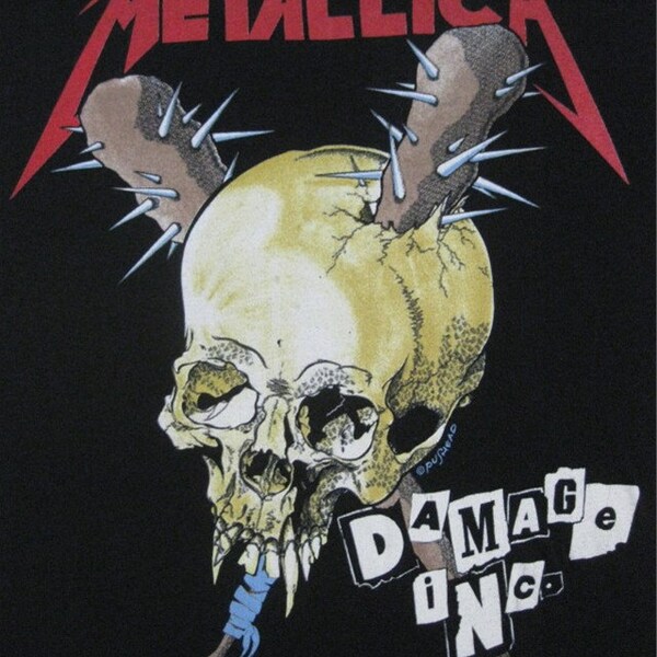 Original METALLICA vintage 1987 TOUR SHIRT