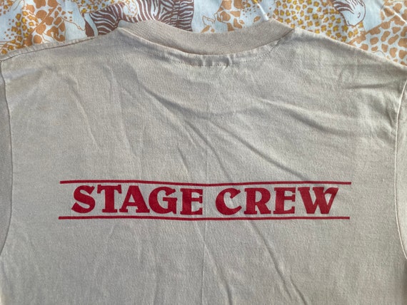 Original ROLLING STONES 1981 Stage Crew vintage T… - image 6