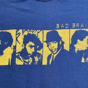 BAD BRAINS 80s screen stars T SHIRT Original vintage