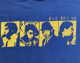 BAD BRAINS 80s screen stars T SHIRT Original vintage