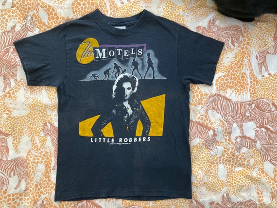 Original THE MOTELS 1984 Tour vintage T SHIRT - image 4