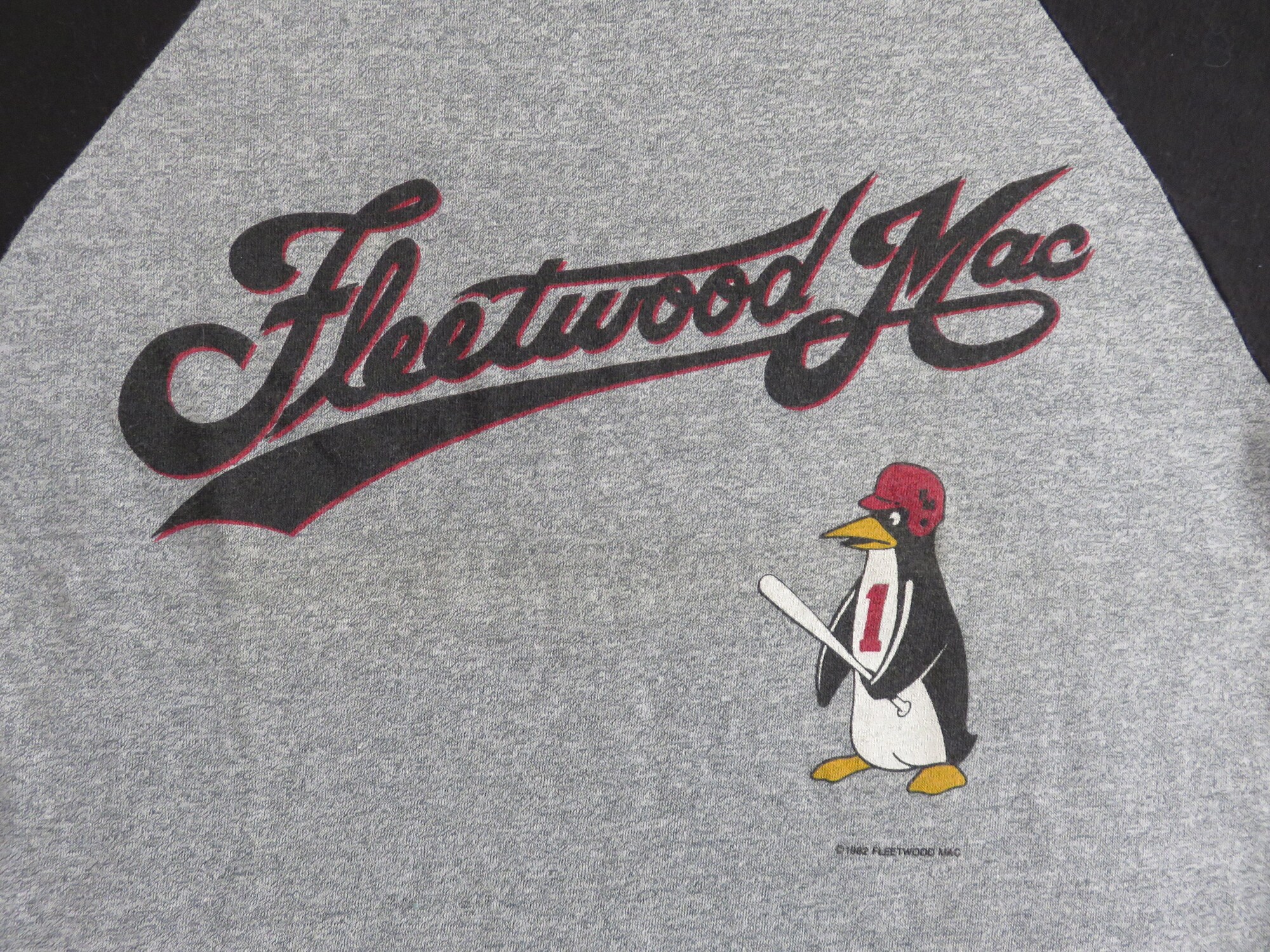 Original FLEETWOOD MAC 1982 Tour  baseball tee