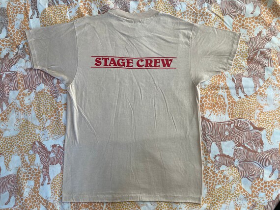 Original ROLLING STONES 1981 Stage Crew vintage T… - image 5