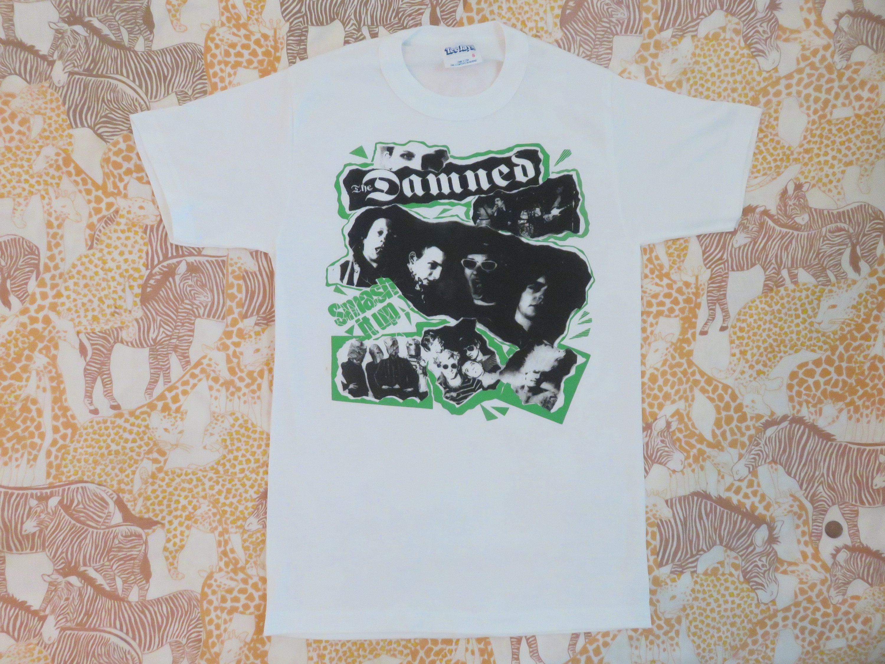 THE DAMNED 80s Tシャツ オリジナルヴィンテージコンサートTシャツ 