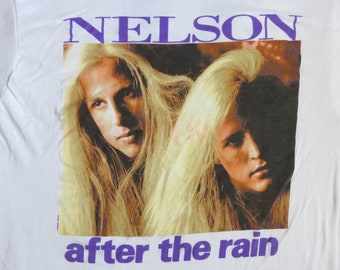 Vintage NELSON 1990 Tour T SHIRT original concert tee