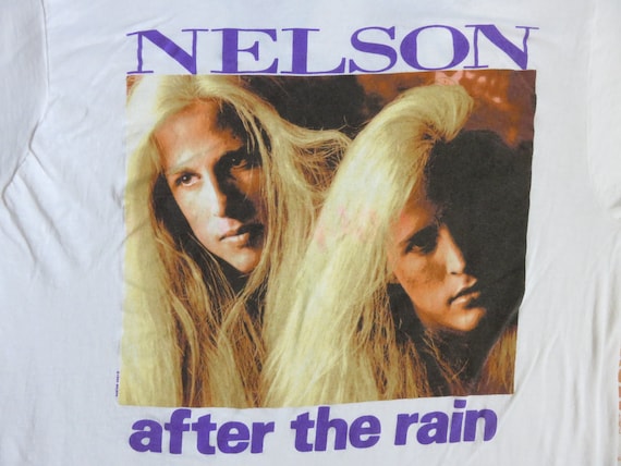 Vintage NELSON 1990 Tour T SHIRT original concert… - image 1