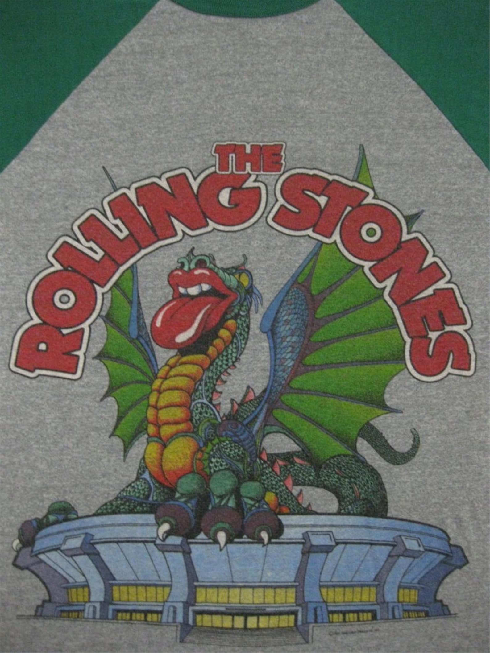 Vintage ROLLING STONES 1981 tour SHIRT concert jersey S Etsy