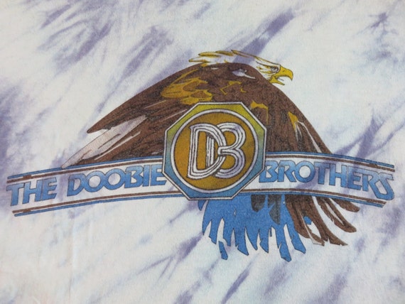 DOOBIE BROTHERS 70s tie dye T SHIRT