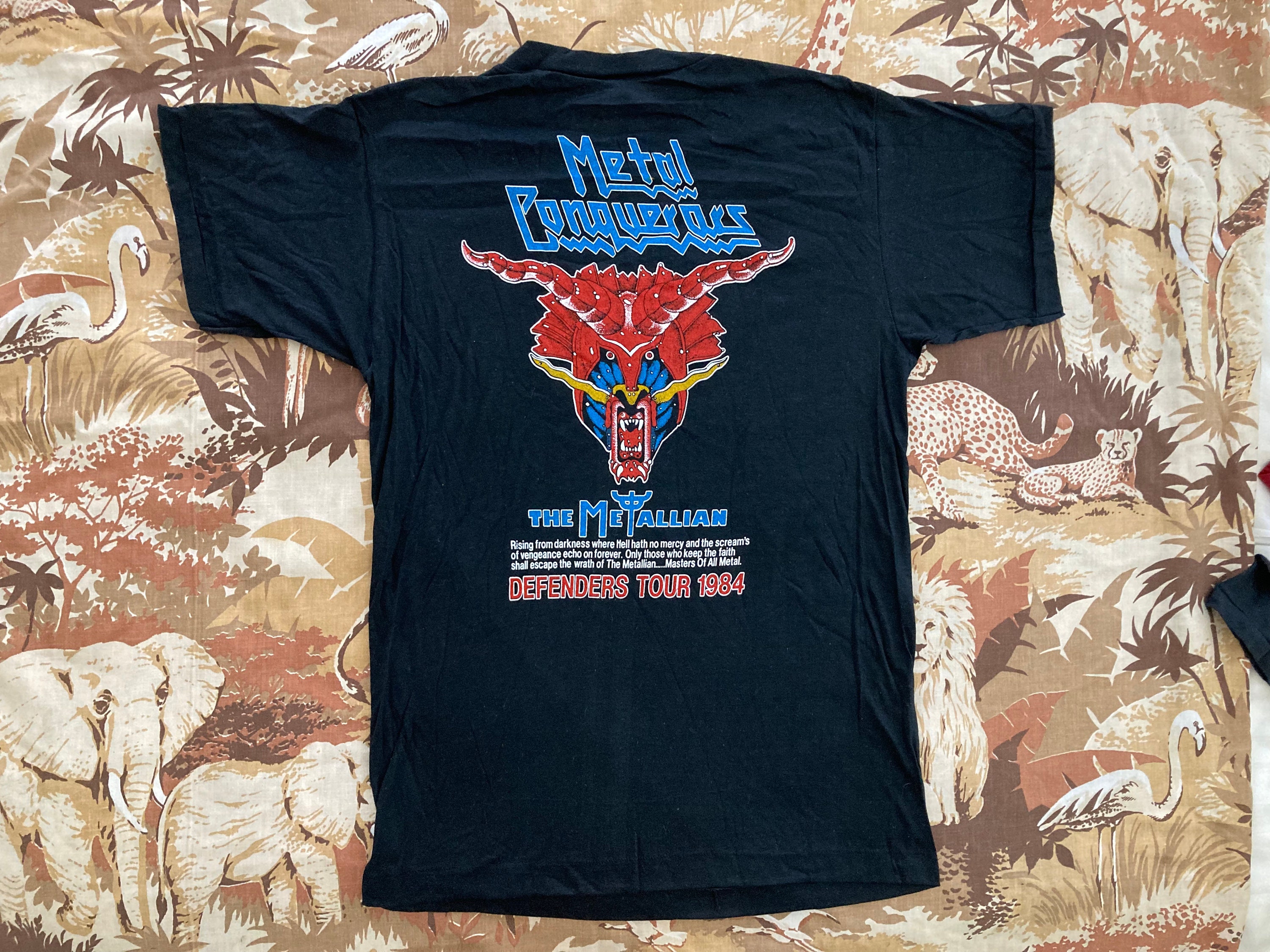 Original JUDAS PRIEST 1984 Tour Vintage T SHIRT - Etsy Norway