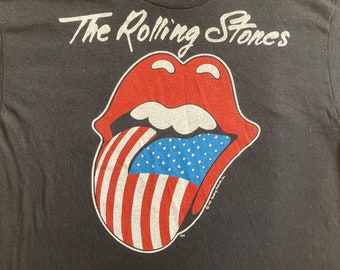 ROLLING STONES 1981 Tour T SHIRT Original vintage