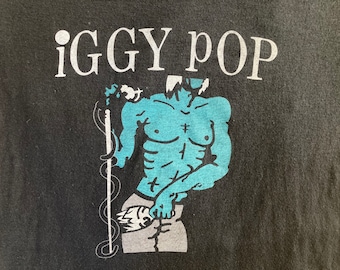 Vintage 1993 Iggy Pop Caesar's World Tour Shirt - Etsy Portugal