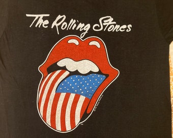 Original ROLLING STONES 1981 Tour vintage T SHIRT mint unused