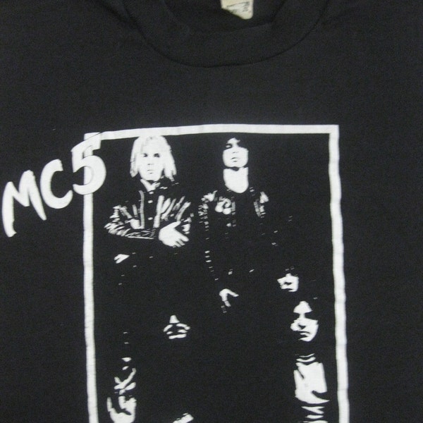 Vintage MC5 80s T SHIRT concert tour M/S