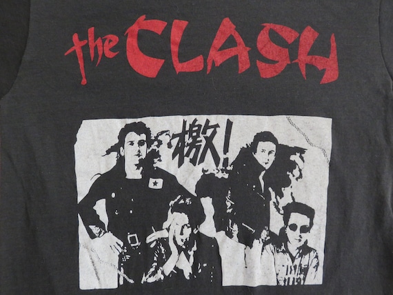 Vintage 80s THE CLASH T SHIRT original tee