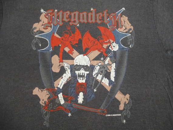 MEGADETH original vintage 1986 tour TSHIRT