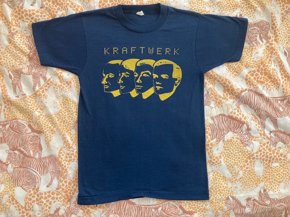 KRAFTWERK 1981 Tour T SHIRT Original vintage screen s… - Gem