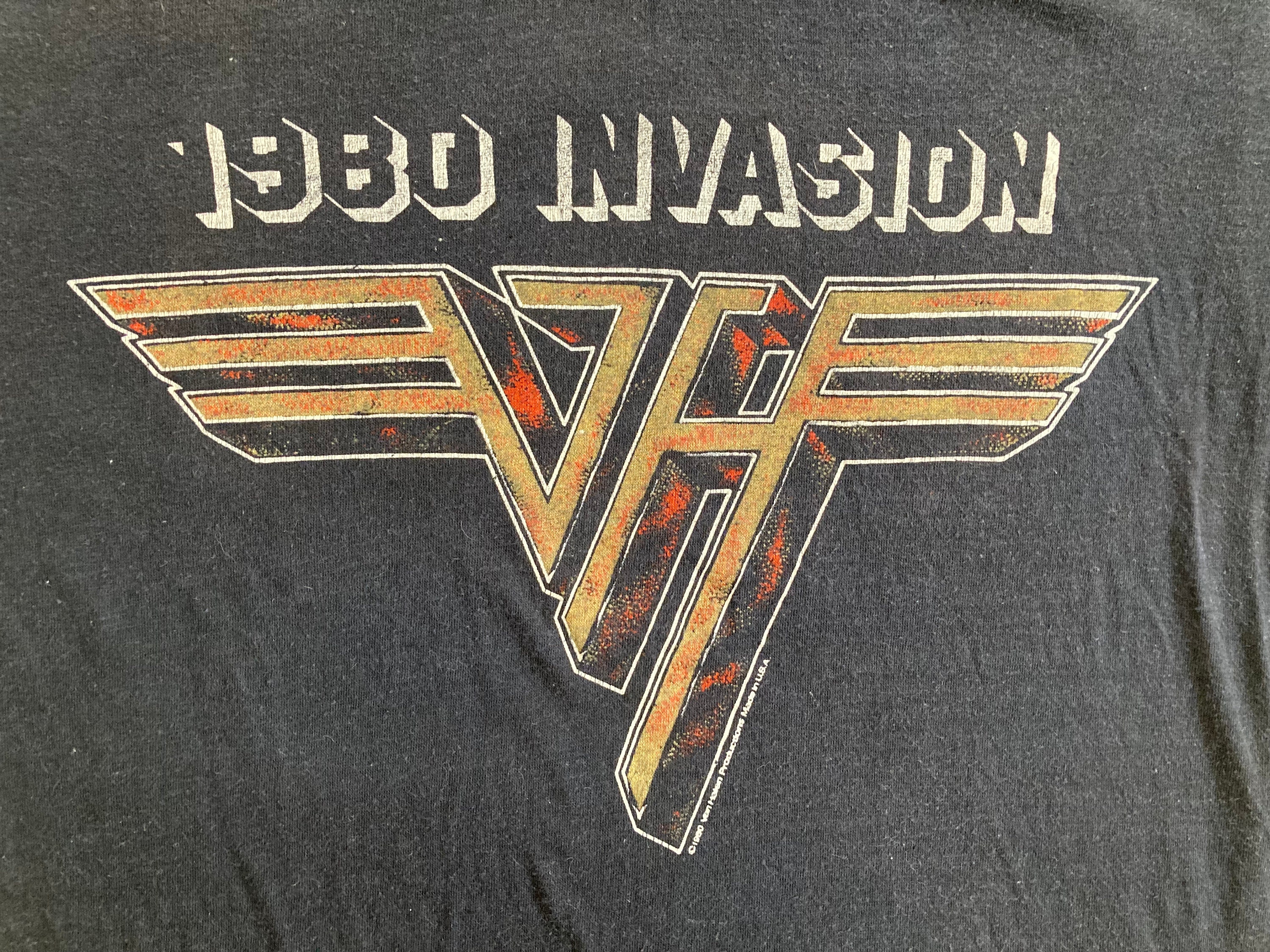 Original VAN HALEN 1980 T SHIRT Vintage 