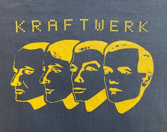KRAFTWERK 1981 Tour T SHIRT Original vintage screen stars