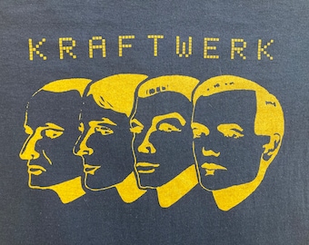 KRAFTWERK 1981 Tour T SHIRT Original vintage screen stars