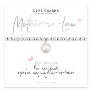 Ik ben zo blij dat je mijn schoonmoeder bent .-armband