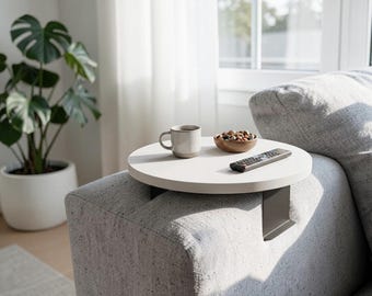 Liva White Side Table