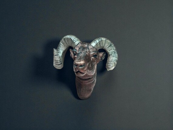 Handmade Mouflon Wall Sculpture - Etsy