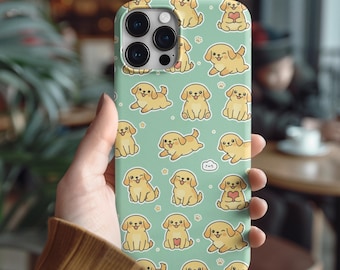 Kawaii Puppy Phone Case | Dog Lover iPhone Samsung Cover