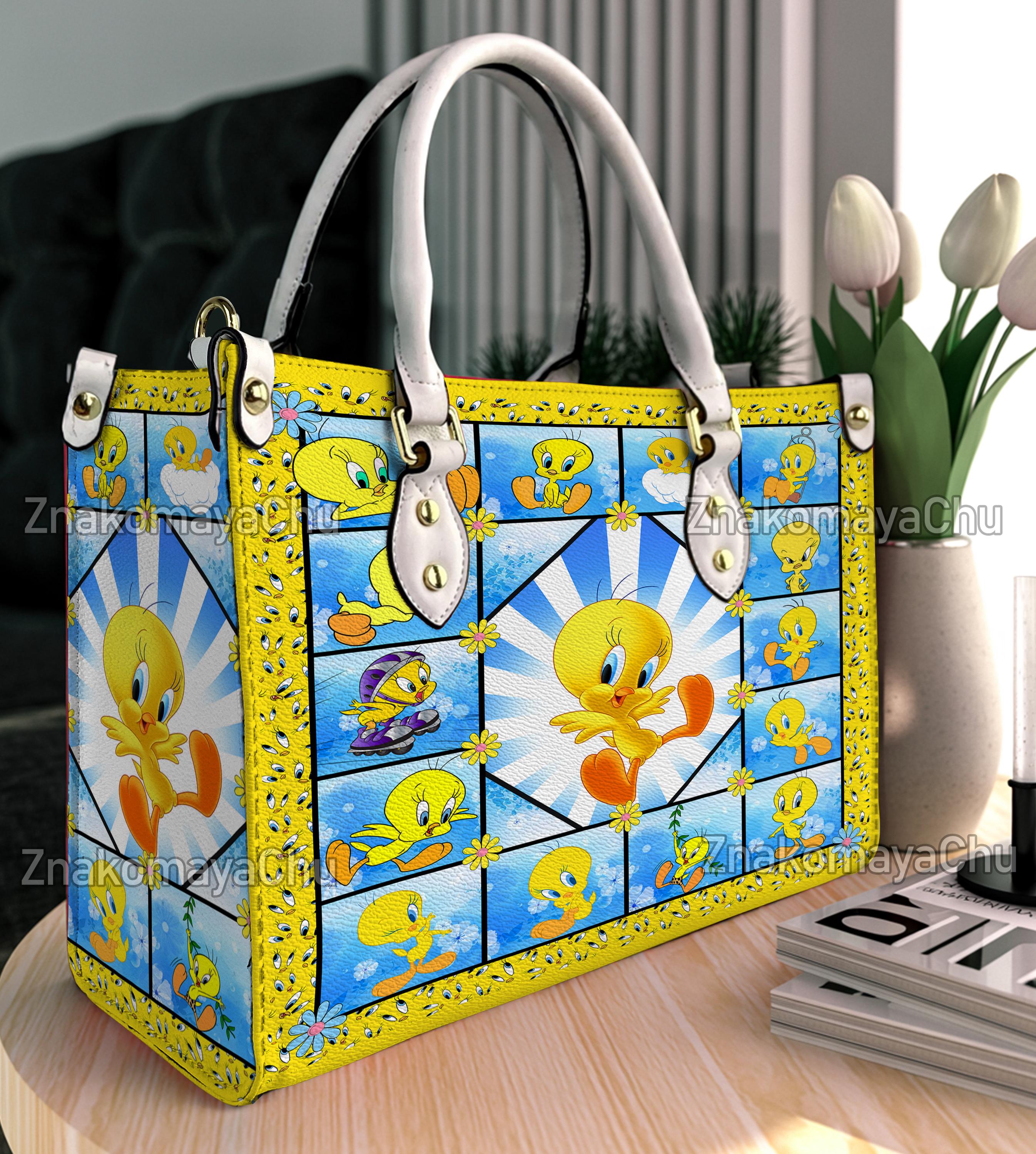 Tweety Bird Leather Handbag - Etsy
