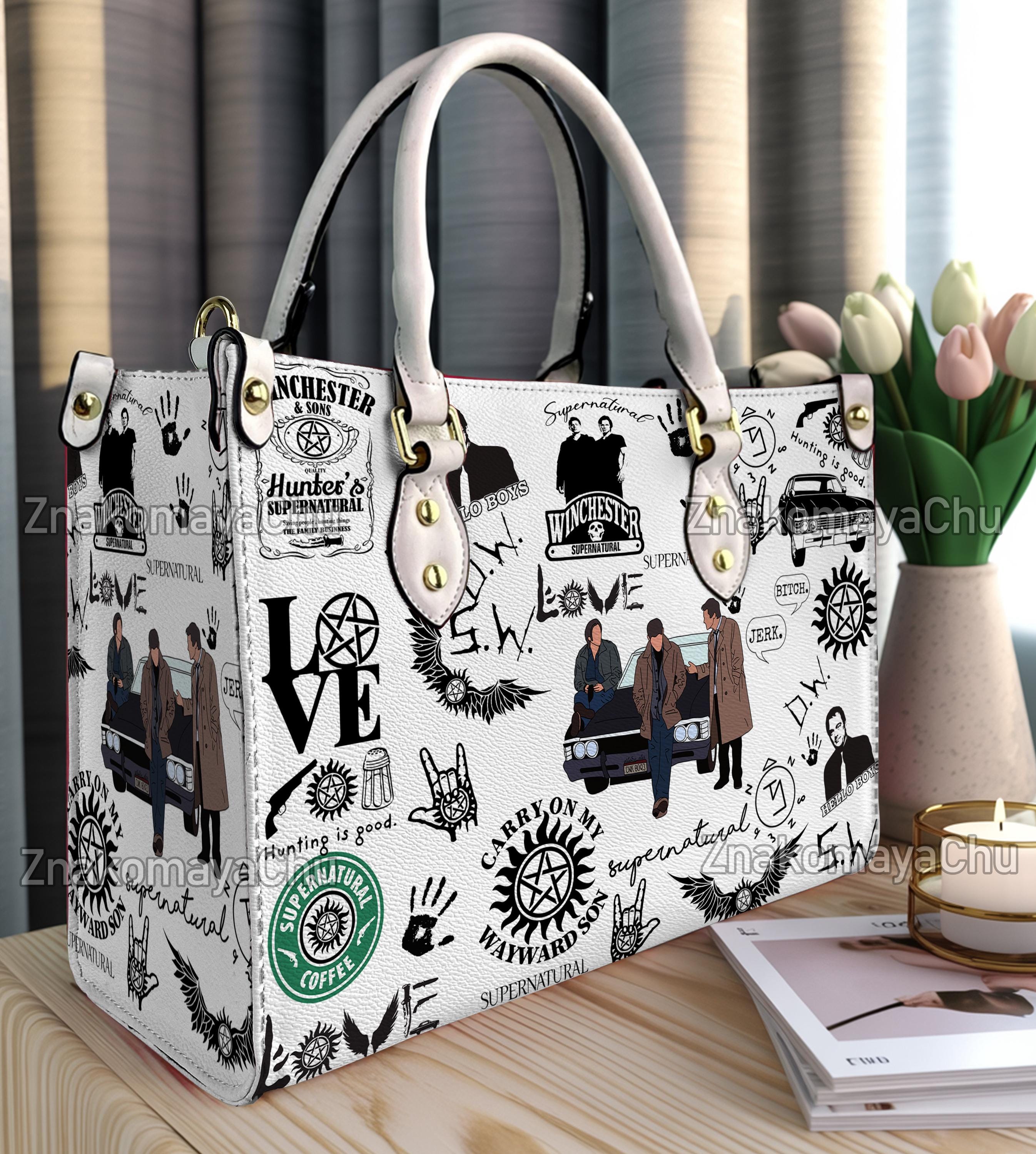 Supernatural Winchester Brothers Impala Reusable Grocery Tote Bag - Official Merch - View #4