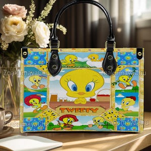 Tweety Bird Leather Handbag - Etsy