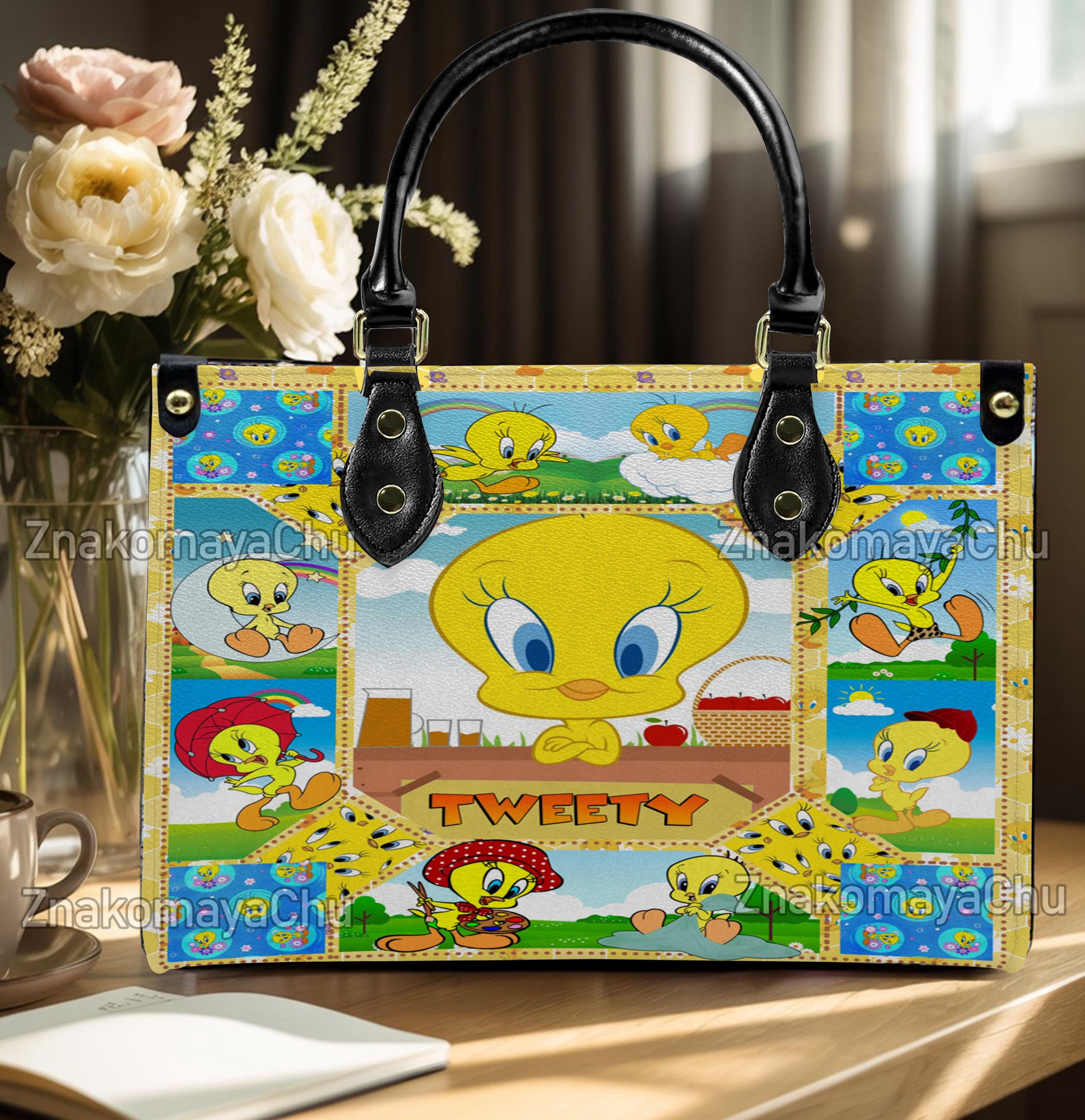 Tweety Bird Leather Handbag - Etsy