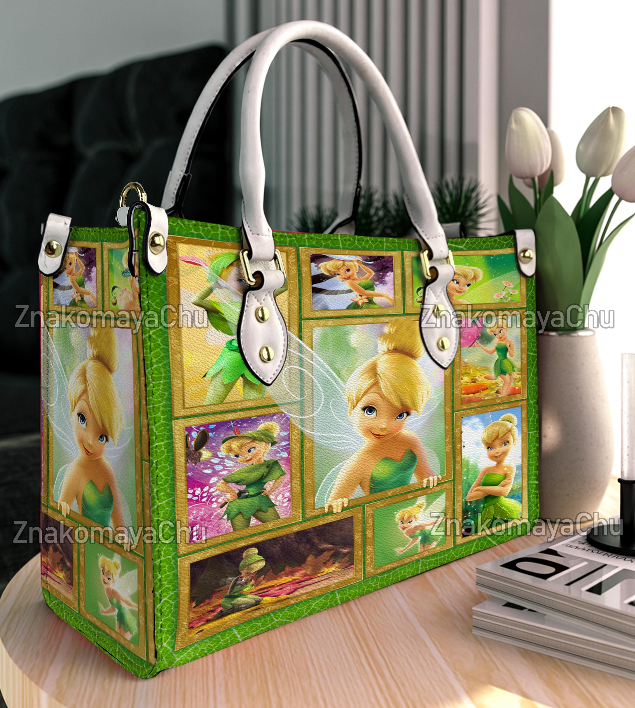 Tinker Bell Leather Handbag, Tinker Bell Shoulder Bag
