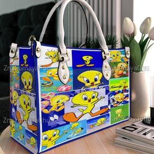 Tweety Bird Leather Handbag - Etsy