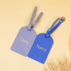 Personalized Leather Travel Set | Passport Holder & Luggage Tag | Bridesmaid Gift | Honeymoon Gift for Bride | Unique Gift Idea for Her